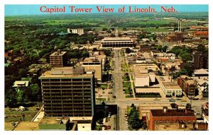 Postcard BUILDING SCENE Lincoln Nebraska NE AS0384