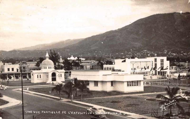 Port au Prince Haiti International Expo Real Photo Vintage Postcard JC932483