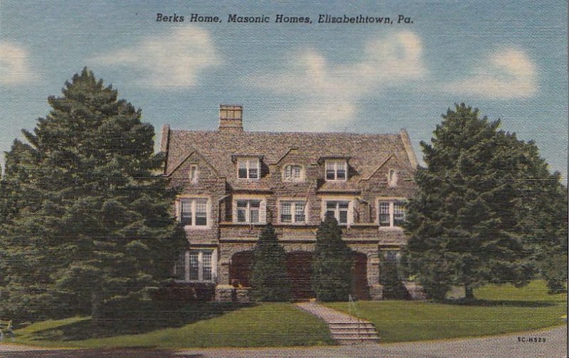 Postcard Berks Home Masonic Home Elizabethtown PA