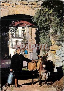 Postcard Modern Laredo old Entree of Villa Donkey Donkey Folklore