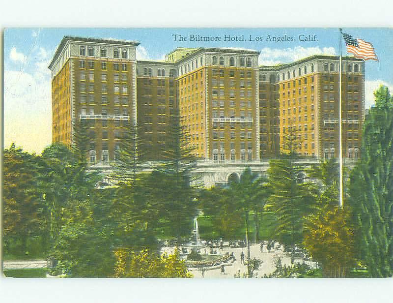 Divided Back BILTMORE HOTEL Los Angeles California CA HQ5242