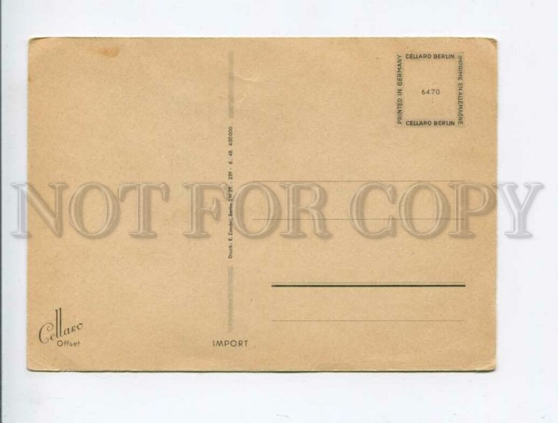 3037648 Skiing SNOWMAN & TEDDY BEAR. Vintage PC