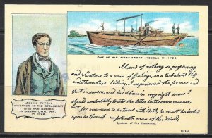 Pennsylvania, Washington Crossing - John Fitch - Card Collectors Club - [PA-363]