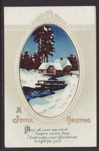 A Joyful Christmas,House Postcard