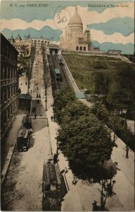 CPA PARIS 18e - Le Funiculaire et Sacré-Coeur (59168)