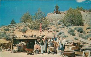 De La Mare's Fabulous Comstock 1961 Silver City Nevada McGrew postcard 10416