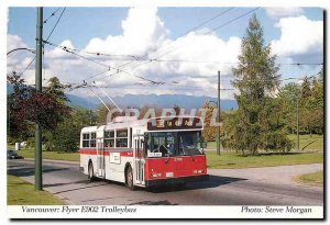 Postcard Modern Vancouver Trolley Flyer E902 is Camble Street at 29th Avenue