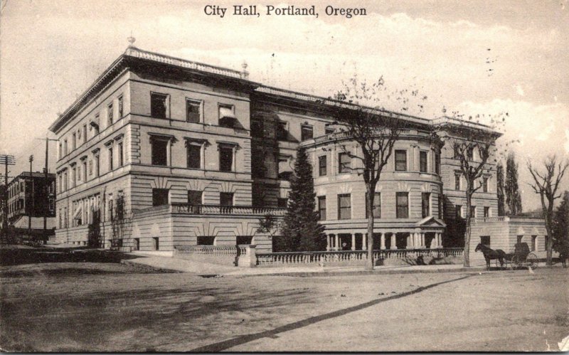 Oregon Portland City Hall 1906