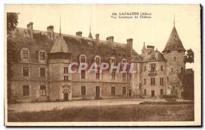 Old Postcard Lapalisse Allier View Interieur du Chateau