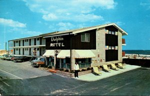 New Jersey Atlantic City The Dolphin Motel 1970