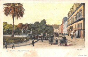 US5481 piazza vittoria  napoli italy   litho