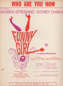 Who Are You Now Barbara Streisand Funny Girl XL Sheet Music