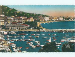 old rppc NICE VIEW Cannes - French Riviera - Cote D'Azur France i2514