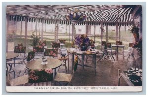 Early Sea Gull Tea House North Scituate Beach MA Postcard  Massachusettes