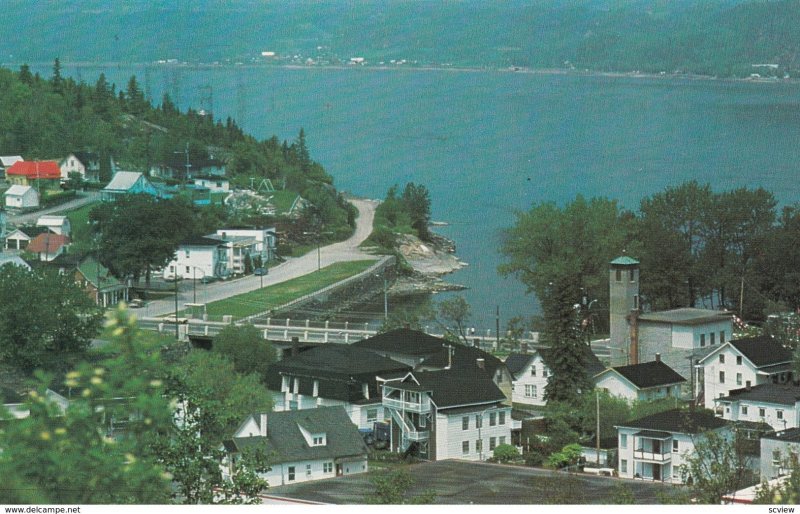 CHICOUTIMI, Quebec, Canada, PU-1988 ; Aerial View of the Riviere-du-Moulin