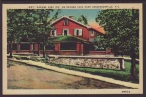 Kanuga Lake Inn Near Hendersonville NC Postcard 4365