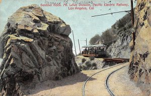 Sentinel Rock Mt. Lowe Division, Pacific Electric Ry. Mount Lowe California  