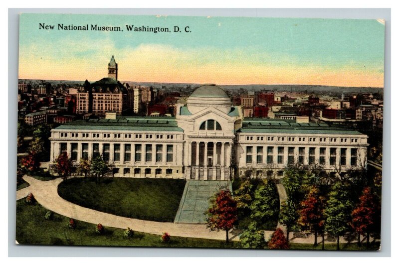 Vintage 1910's Postcard Panoramic View The New National Museum Washington DC