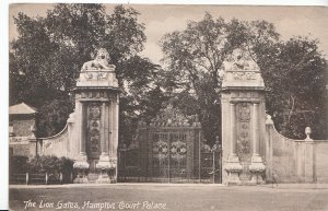 Middlesex Postcard - The Lion Gates - Hampton Court Palace    ZZ3560