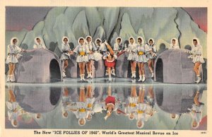 San Francisco California Ice Follies of 1940 Figure Skating Postcard AA16670