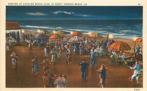 Acme Cavalier Beach Club Dancing 1940s Night Virginia Beach Tichnor 10451