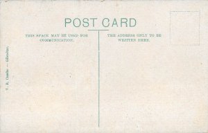 Gibraltar government house old postcard