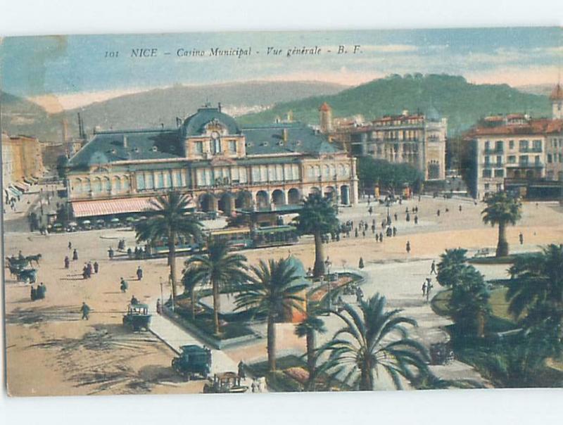 Old Postcard CASINO MUNICIPAL Nice France F5521