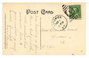 VT - Hardwick. Wolcott Street circa 1912