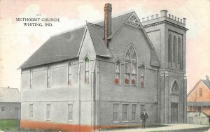 Whiting, Indiana METHODIST CHURCH Lake County c1910s Vintage Postcard