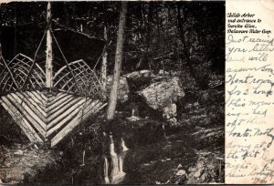 Pennsylvania Delaware Water Gap Childs Arbor and Entrance To Eureka Glen 1906