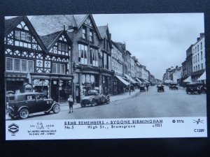 BIRMINGHAM Bromsgrove High Street 1931 RP Postcard by Pamlin C1289