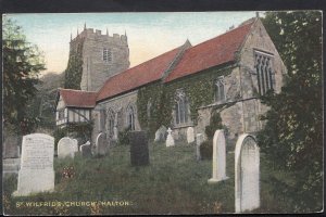 Lancashire Postcard - St Wilfrid's Church, Halton  RS154