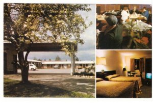 Clearbrook Twin Motor Inn, Clearbrook BC, Vintage Chrome Multiview Postcard