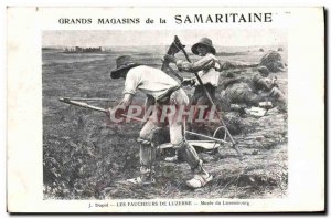 Old Postcard Publicity Department Stores of the Samaritan Dupre Reapers Luzer...