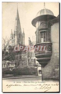Old Postcard Dijon Place des Ducs de Bourgogne