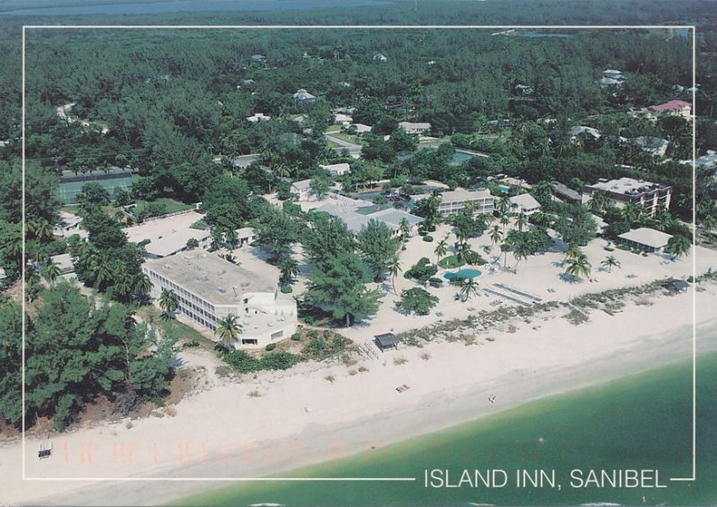 Sanibel FL, Florida - Island Inn from the Air - pm 2001