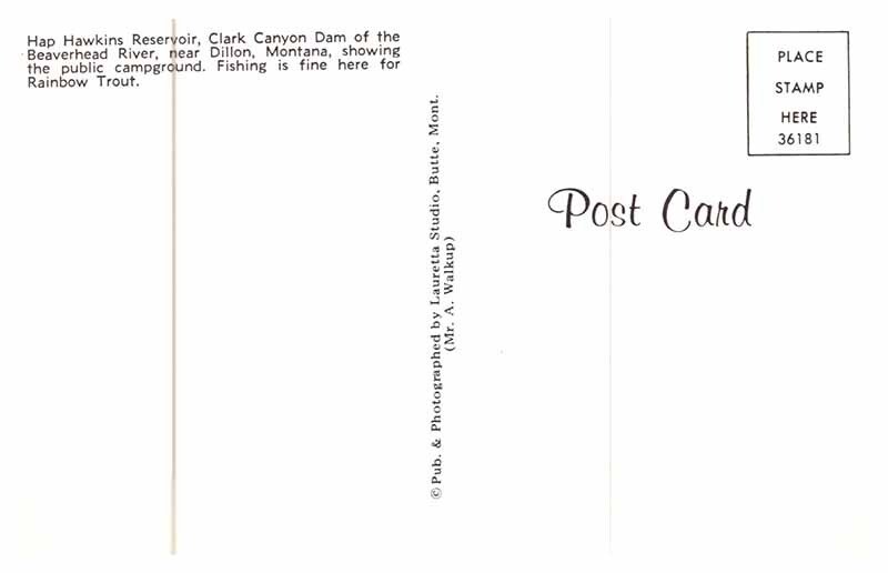 Postcard MOUNTAIN SCENE Dillon Montana MT AR4140