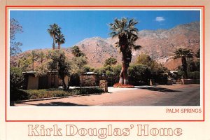Kirk Douglas' Home, Palm Springs, California Movie Actor Unused 