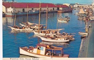 Bahamas Nassau Waterfront Scene 1979