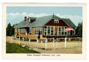 Canada - ON, Callander. Dafoe Hospital (Dionne Quintuplets)