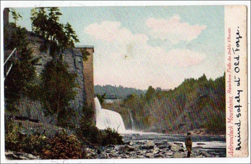 Adirondack Mts, Rainbow Falls, Ausable Chasm NY