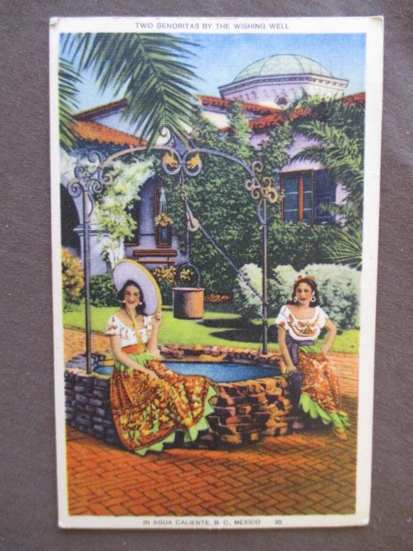 1941 Mexico Picture Postcard - Agua Caliente B.C. Mexico (WW43)