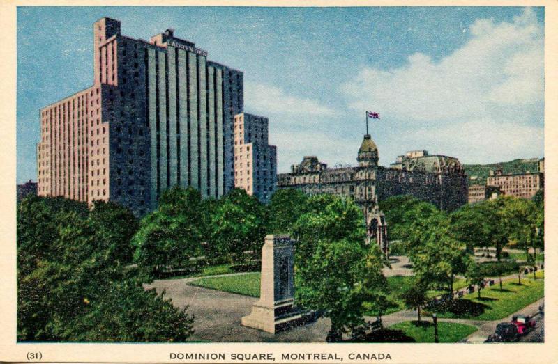 Canada - Quebec, Montreal. Dominion Square