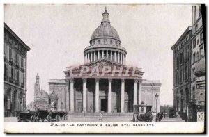 Old Postcard Paris Pantheon Church Ste Genevieve