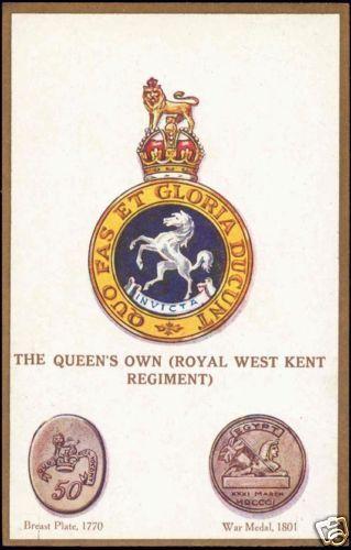 UK Military Badges, The Queen's Own Royal West Kent Reg