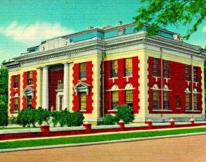 Camden South Carolina SC Kershaw County Courthouse UNP Unused Linen Postcard Q17