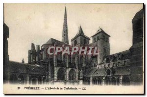 Postcard Old Treguier The Apse of the Cathedral