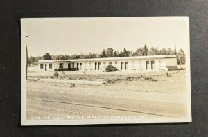 Mint Vintage Spring Hill Motel West of Pembroke Ontario Canada RPPC