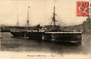 CPA AK Niger Messageries Maritimes SHIPS (755113)