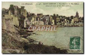 Old Postcard Saint Servan Vue Generale des Bas Sablons